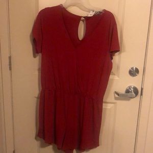 Red Charlotte Russe Romper